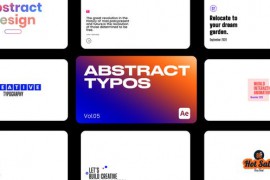 Abstract Typos 05 for After Effects 44116350
