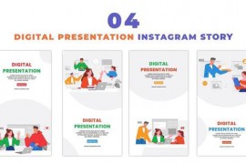 Eye Catching Digital Business Presentation Character Instagram Story 47451577