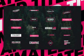 Minimal Animated Text (FCPX) 42113350