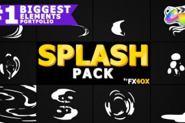 Cartoon Liquid Splashes | FCPX 26206948