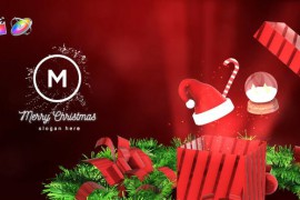 Christmas Gift Box Logo Reveal 42165141