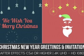 Christmas New Year Greeting & Invitation 20978880