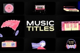 What Music Is Playing Now Titles | Premiere Pro MOGRT 48866539