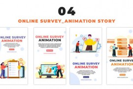 Online Survey Flat Vector Character Instagram Story 48655483