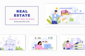 Vector Real Estate Animation Scene 47493869