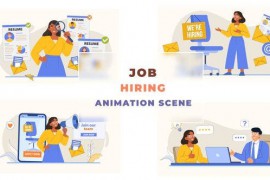 Job Hiring Animation Scene 42926278