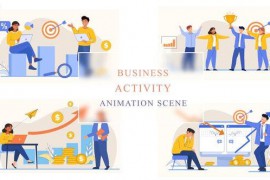 Business Growth Activity Animation Scene 43418947
