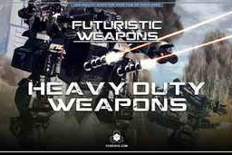 GameDev Market Futuristic Sci-Fi Laser Machine Guns, Flamethrowers & Heavy Duty Weapons Sound Effect