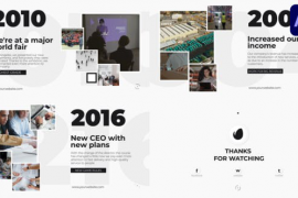 Clean Corporate Timeline Presentation for After Effects 48160380