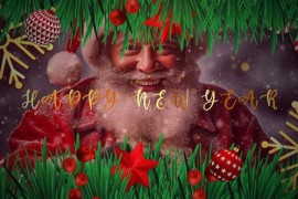 Merry Christmas And Happy New Year Slideshow MOGRT 49533154