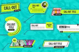 Free Download:Colorful Call Outs Trendy Modern Titles Lowerthirds 64005805