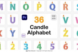 Candle Alphabet For Premiere Pro 47344289