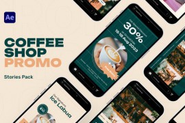 Coffee Shop Promo Stories Pack 51406184
