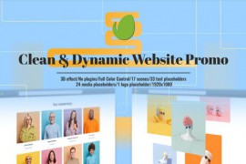 Clean & Dynamic Website Promo 43491372