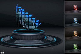 3D Logo on Stage 4848137