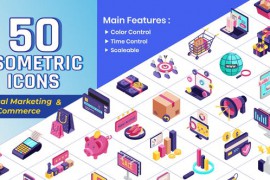 Isometric Icons - Digital Marketing 42354573