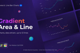 Gradient Area Line Charts for Motion & FCPX 46285992