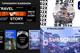 Typography Slideshow for After Effects 52786232