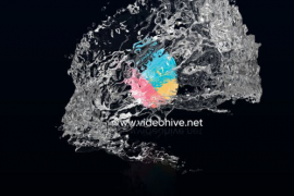 Water Swirl Logo reveal 45057115