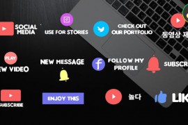 Social Media Subscribe Buttons | DaVinci Resolve 49869597
