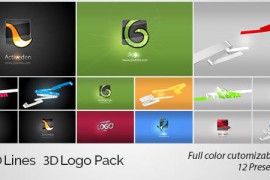 3D Lines 3D Logo Pack 4410126