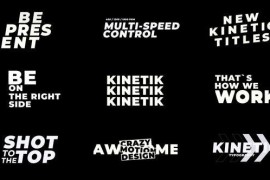 Glitch Kinetic Titles | AE 46839631