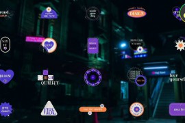 Creative Sticker Titles for DaVinci Resolve 51767578