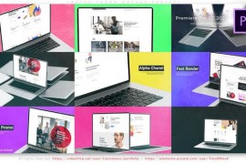 Laptop Promo Mockup Project 49617574