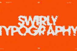 Free Download:Swirly Typography 64075872