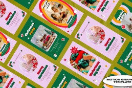 Merry Christmas Retro Instagram Stories | Mogrt 49938153