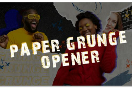 Paper Grunge Opener I MOGRT 49331935