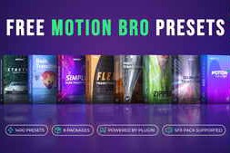 Free Motion Bro Presets for After Effects