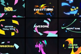 Colorful Paper Sheets Titles [Premiere Pro] 50126967