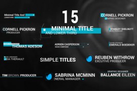 15 Minimal Lower Third 19901067