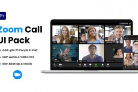 Zoom Video Conference UI Pack 42116489