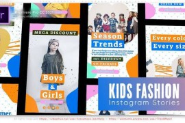 Kids Fashion Instagram Stories Pack 46160792