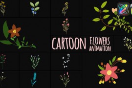 Cartoon Flowers Animations for FCPX 45801816