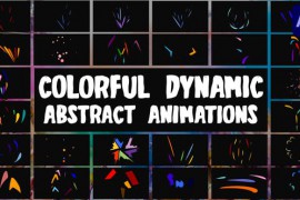 Colorful Dynamic Abstract Animations for After Effects 43411975