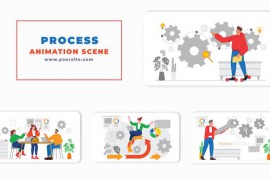 Business Process Situation Animation Scene 46440063