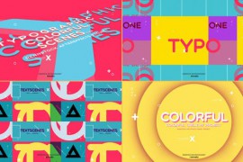 Minimal Colorful Typo Intro 49643763