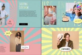 Retro Shopping Slideshow for FCPX 43105840
