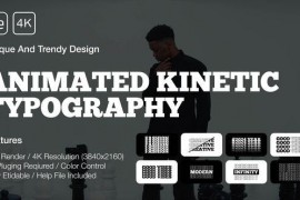Kinetic Typography Titles | After Effects 50183629