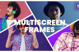 Gladsome Colorful Slideshow | Multiscreen Opener | Typography Intro 49420398