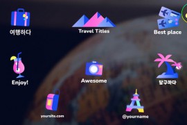Travel Icons And Titles for DaVinci Resolve 52743114