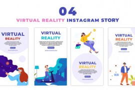 Virtual Reality Character Design Instagram Story 48057828