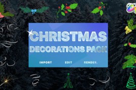 Christmas Decoration Animations | FCPX 42050331