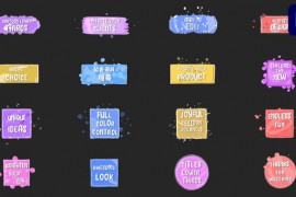Cartoon Lower Thirds | Premiere Pro MOGRT 51084077