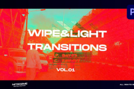 Wipe and Light Transitions Vol. 01 for Premiere Pro 45849707