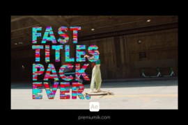 Fast Titles Pack Glitch Color 46499463