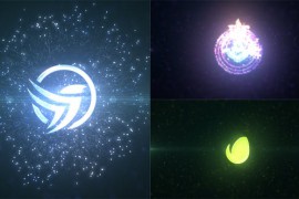 Glow Particles Logo Reveal 50867566